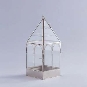 Traditional design iron <b>lantern</b> tea light <b>candle</b> holder indoor outdoor garden home decoration hotel restaurant wedding gift - Product Image 2