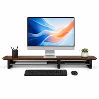 Soporte Elevador de Monitor de Madera Personalizado para Computadora, Laptop, Tablet con Estante de Almacenamiento, Origen China