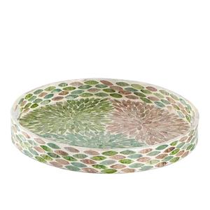 ถาดเสิร์ฟพิซซ่าโลหะตกแต่งลายเคลือบสำหรับแผงชาและร้านกาแฟ - Product Image 3