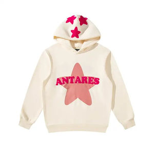 Sweatshirts à capuche en molleton éponge français personnalisés OEM pour hommes entièrement personnalisés Chenille Broderie Motif imprimé ODM - Product Image 1