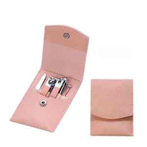 HEXA CARE, nouveauté, ensemble durable de manucure et pédicure en acier inoxydable avec kit de tondeuse, outils de beauté, étui en cuir PU - Product Image 1