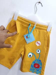 กางเกงวิ่งออกกำลังกายผ้าฝ้ายแฟชั่นสำหรับเด็กผู้ชายกางเกงเอวยางยืดแบบลำลองสีทึบสำหรับเด็กวัยหัดเดินในบังคลาเทศ - Product Image 2