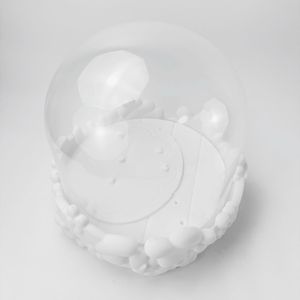 Vitrina acrílica de cúpula alta para venta al por menor, cubierta protectora transparente para coleccionables, modelos y recuerdos, organizador elegante - Product Image 6