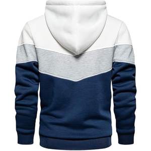 Sweat-shirts à capuche pour hommes avec broderie personnalisée, sweat-shirts en coton surdimensionnés OEM, sweat-shirts streetwear lourds en gros, usine - Product Image 2