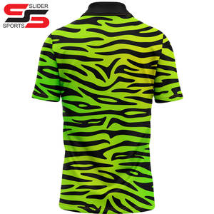 T-shirt de sport de golf pour homme, à manches courtes, avec logo personnalisé, respirant, vente en gros, imprimé par sublimation - Product Image 6