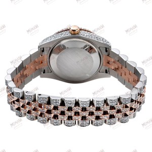 Reloj de lujo Moissanite Ice Cut Out Diamond Estilo brillante con piedras impecables, elegancia moderna y aspecto llamativo - Product Image 6