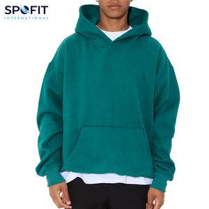 High Quality OEM <b>Plain</b> Dyed Heavyweight Fleece 100% Cotton Logo Printed Oversize Custom Unisex Men Winter <b>Hoodie</b> - Product Image 1