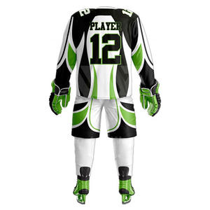 Uniformes de Hockey sobre Hielo al por Mayor, 100% Poliéster, Conjuntos de Camiseta y Pantalones Cortos, el Mejor Diseño, Uniformes de Hockey sobre Hielo Hechos a Medida - Product Image 2