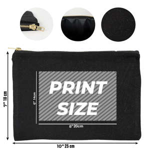 Pochette personnalisable avec votre logo, 10 x 7 pouces, fermeture éclair, pour perles et fournitures d'artisanat, sacs de rangement pratiques pour cosmétiques/maquillage - Product Image 3