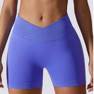 Solid Color Soft <b>Women</b> Fitness Sports <b>Short</b> <b>Leggings</b> Comprehensive Training Jog High Waist Yoga <b>Short</b> - Product Image 6