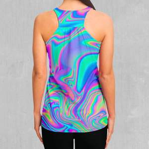 Camiseta sin Mangas de Verano de Primera Calidad, Hecha a Medida, para Mujer, Transpirable, Diseño Informal OEM, Técnica de Sublimación, Lavada - Product Image 6