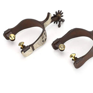 Espuelas de Equitación de Alta Calidad en Color Marrón para Botas Vaqueras, Acero Inoxidable, Se Acepta Personalización, Productos Ecuestres - Product Image 5