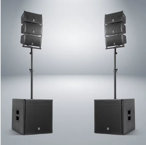 New Industrial Grade Professional Line Array <b>Speaker</b> System with Subwoofers on <b>Stands</b> 3-Year Warranty - Product Image 3