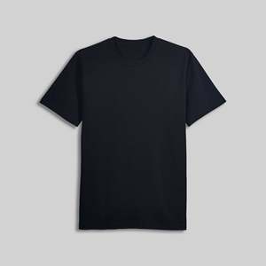 Camiseta de Jersey 100% Algodón, 275/300 GSM, Modelo con Estampado 3D Comprimido # Camiseta Clásica de Manga Corta para Hombre 1009 con Cuello que Conserva la Forma - Product Image 1