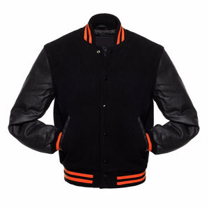 Chaqueta universitaria de béisbol de fabricación profesional Chaqueta de moda duradera con logotipo personalizado OEM de mezcla de lana para hombres - Product Image 5