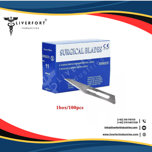 Hojas de Bisturí Quirúrgico de Alta Calidad No.22, Acero al Carbono, Filo Afilado, Kit de Sutura Desechable, Instrumento Quirúrgico Dental, CE - Product Image 3