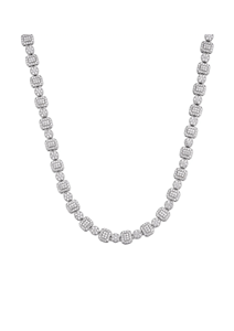 สร้อยคอโมอิสซาไนต์สุดหรู ชุบทอง 14K และโรเดียม สำหรับงานปาร์ตี้ฮิปฮอปและเป็นของขวัญ - Product Image 2