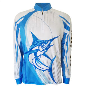 Fait sur mesure Qualité supérieure Prix raisonnable Tendance Mode Logo personnalisé Meilleur prix Sublimation Maillots de pêche Respirant - Product Image 1