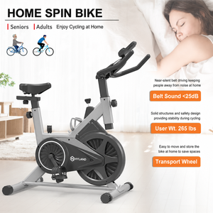 Equipo de Gimnasio en Casa, Bicicletas de Ejercicio de Acero Unisex, <span class=keywords><strong>Bicicleta</strong></span> de Ciclismo Interior, <span class=keywords><strong>Bicicleta</strong></span> de <span class=keywords><strong>Spinning</strong></span> con Conexión <span class=keywords><strong>Bluetooth</strong></span> - Product Image 6