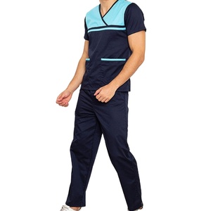 Professional Dental Hospital Scrubs Uniforms Custom Logo Medical Scrubs <b>Sets</b> For Men <b>Doctors</b> Nurses Men Scrub Uniform <b>Set</b> - Product Image 4