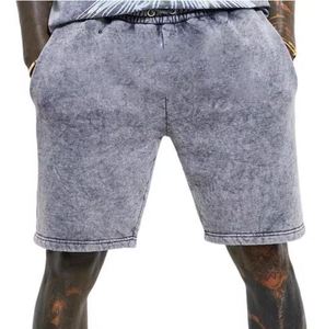Wholesale Light-Weight Men's Acid Wash Shorts 100% Cotton Stretchable Casual Solid Pattern Designs - Product Image 6