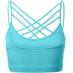 Haute qualité femmes grande taille soutien-gorge de sport boucle arrière Gym Yoga soutien-gorge bretelles réglables Push up vêtements actifs pour dames - Product Image 3