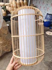 Modern Art Design <b>Rattan</b> Pendant <b>Lamp</b> Restaurant Decorative Light Hotel Bamboo <b>Rattan</b> <b>Lamp</b> - Product Image 5