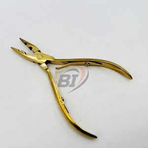เครื่องมือต่อผมแบบคลิปหนีบผม Remy ของจีน ยี่ห้อ Professional Beautivia International Gold Plasma 2 รู ทำจากสแตนเลส - Product Image 2