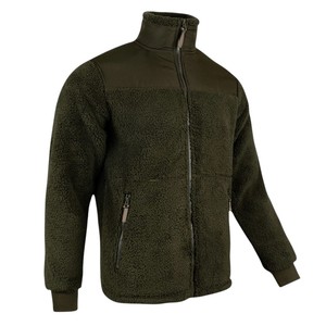 Veste en polaire sherpa pour homme, service OEM, Gen2, olive foncé, prix d'usine, veste d'hiver chaude de luxe pour homme - Product Image 3