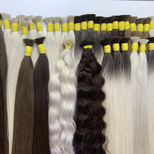ผมต่อจากผมมนุษย์ที่ผ่านกระบวนการทางเคมี100% ฟอกสีเวียดนามบริสุทธิ์ - Product Image 3