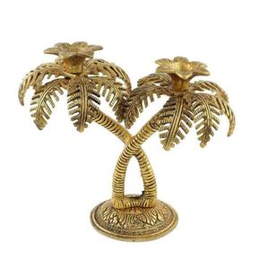 Arbre en métal artisanal Art Déco, arbre antique, décoration de salon, décoration vintage en métal créative, arbre en métal - Product Image 4