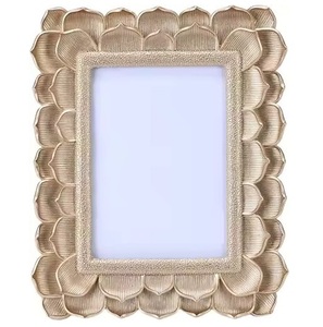 Affordable Price Golden Finished Designer Border Metal <b>Photo</b> <b>Frames</b> Rectangle Shape for Wedding Picture <b>Frames</b> - Product Image 1