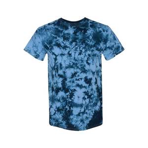 100% coton T-shirt pour hommes coupe ample imprimé 2025 Tie dye sublimé Street Wear surdimensionné goutte épaule T-shirt personnalisé - Product Image 2