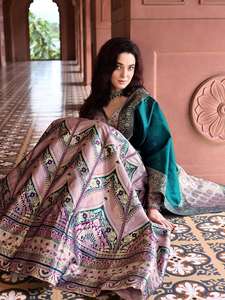 Kanjivaram Lehenga Choli Avec Motifs Tissés Zari - Product Image 6