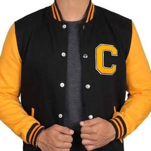 Chaquetas de manga de cuero para hombre de diseño personalizado para invierno otoño y primavera-chaquetas de lana de béisbol Letterman y Varsity High Street OEM - Product Image 3