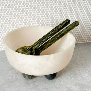 EVERYDAY Bol de service à salade en résine de forme ronde personnalisé à vendre à chaud pour décoration de table de fête de mariage Bol en résine - Product Image 1