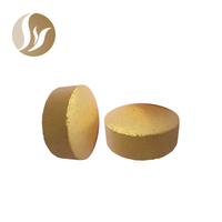 Charbon de bois doré 33mm Tablette Charbon de bois pour encens Bahkoor Shisha Charbon