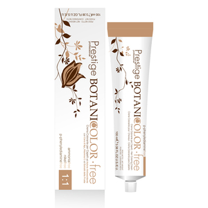 Prestige BotaniColor Crema de Coloración Permanente para el Cabello Sin Amoníaco 100ml Extractos Herbales Para Todo Tipo de Cabello Tonos Cobre - Product Image 1