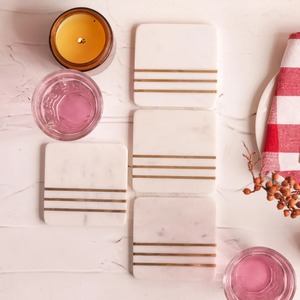 Fournisseur indien Ensembles de vaisselle en marbre fabriqués à la main pour un usage quotidien ou des occasions spéciales-Quantité en vrac de luxe écologique - Product Image 4