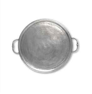 Bandeja de servicio de aluminio de diseño industrial Chapado en plata y niquelado Artesanía decorativa para hotel en casa - Product Image 2