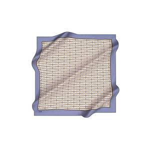 ผ้าพันคอไหมเครปซาตินพิมพ์ลายดิจิทัล ขนาด 90x90 ซม. - Product Image 1