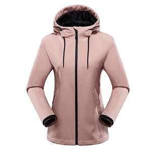 Custom Winter Horse Soft Shell Chaquetas Logotipo impreso personalizado Chaqueta aislada Mujeres Ladies Core Softshell Jacket - Product Image 4