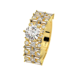 2023 recién llegados 10K Real Gold & CZ Stone Anillo de mujer Trending Party Jewelry del fabricante de Vietnam - Product Image 2