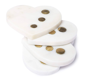 Posavasos de mármol de buena calidad personalizado, bebidas redondas personalizadas, protección de mesa, posavasos de mármol, venta superior - Product Image 6