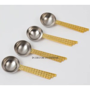 Patrón de moda Llegada Aspecto atractivo Asas chapadas en oro para acero inoxidable Plata Brillante Pulido Cubiertos Suministros - Product Image 5