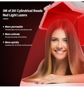 Appareil de croissance des cheveux LLLT pour la perte de cheveux / Traitement du cuir chevelu Analyseur de diagnostic de scanner de test capillaire <span class=keywords><strong>Machine</strong></span> d'analyse - Product Image 6