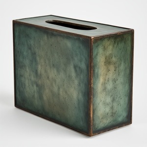 Caja de Pañuelos Rectangular Contemporánea Multifuncional, Estructura Metálica Duradera, Diseño que Complementa la Decoración Moderna, Personalizable - Product Image 4