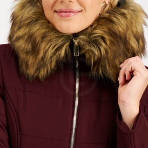 เสื้อพาร์กาผู้หญิงราคาดีที่สุด แจ็คเก็ตพัฟเฟอร์ฤดูหนาว ผ้าถักแบบเรียบ มีฮู้ด ระบายอากาศได้ดี สไตล์สตรีทแวร์ทันสมัย - Product Image 4