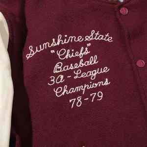 แจ็คเก็ตวาร์ซิตี้สีเหลืองดำทรงโอเวอร์ไซส์ ปกตั้ง กันน้ำ สไตล์สตรีทแวร์ ปักลาย สำหรับผู้ชาย - Product Image 3