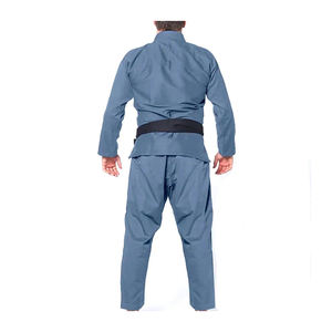 2024 MMA vêtements en gros respirant grande taille karaté costumes séchage rapide solide motif Arts martiaux uniformes ensembles - Product Image 5